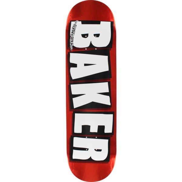 фото Дека для скейтборда baker brand logo deck red foil 8.5дюйм