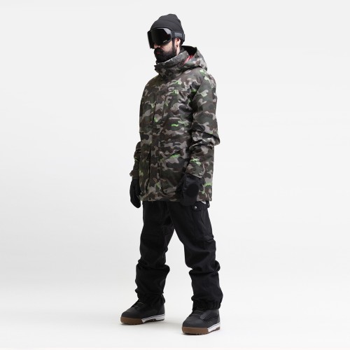 Куртка сноубордическая VOLCOM Anders 2L Tds Jacket  Army 2021, фото 7