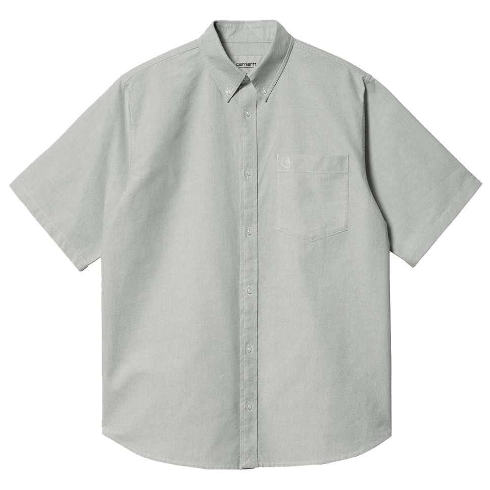 Рубашка CARHARTT WIP S/S Braxton Shirt Yucca/White