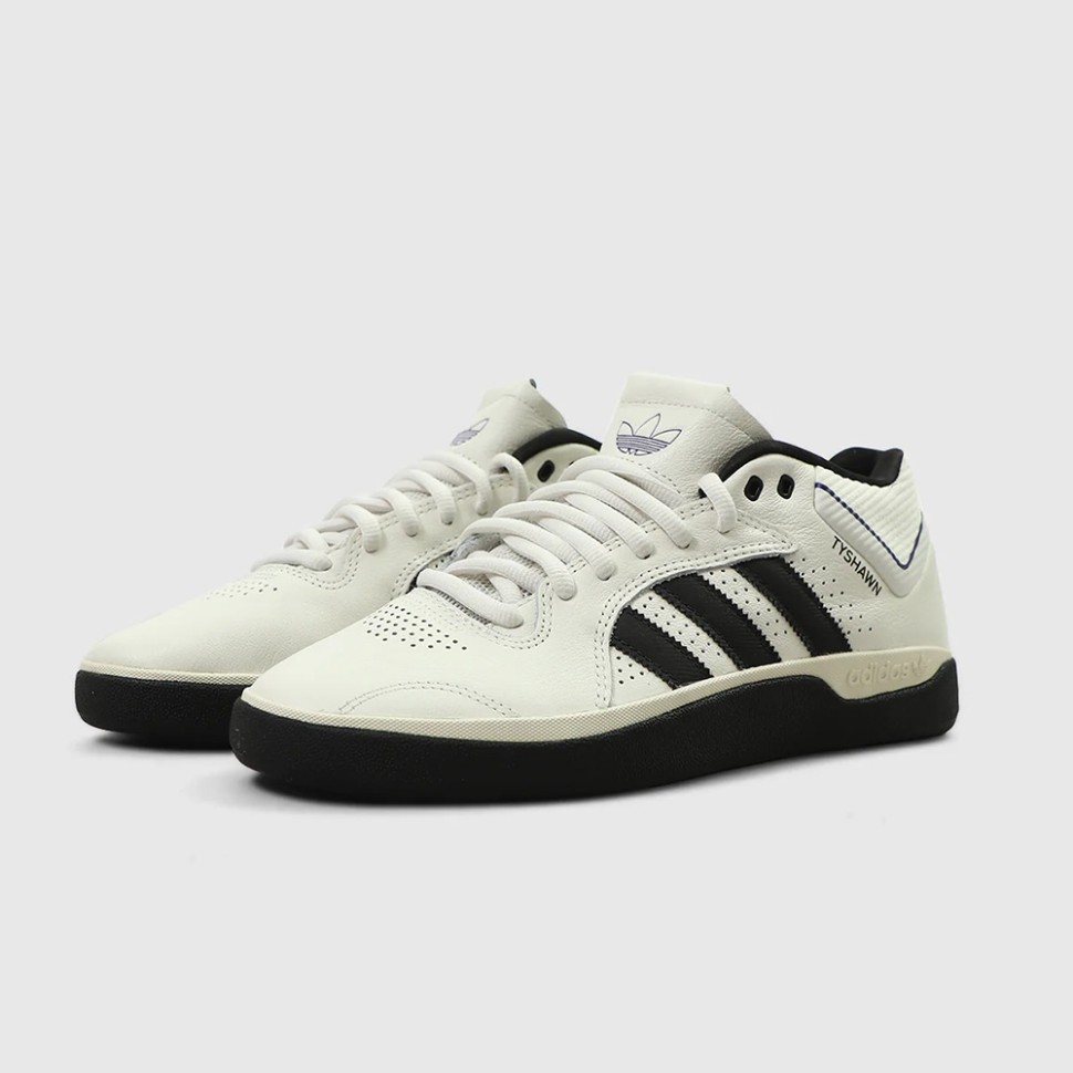 Кеды ADIDAS Tyshawn White/Black/Purple фото 2