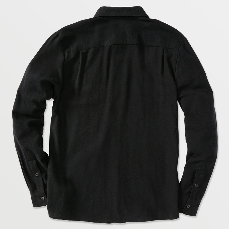 Рубашка VOLCOM Caden Solid Ls Black 196134167921, размер S - фото 2