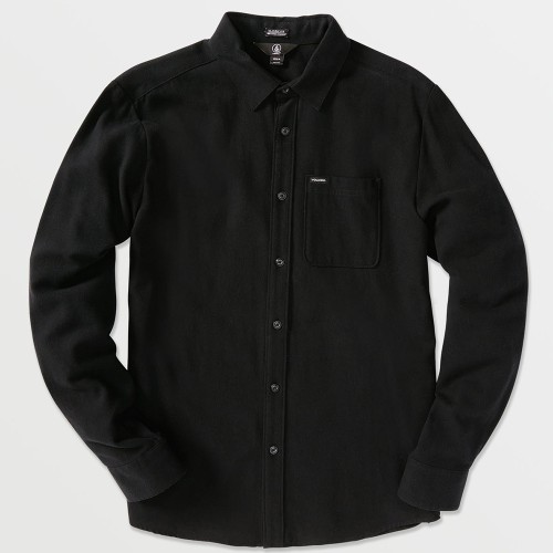 Рубашка VOLCOM Caden Solid Ls Black, фото 1