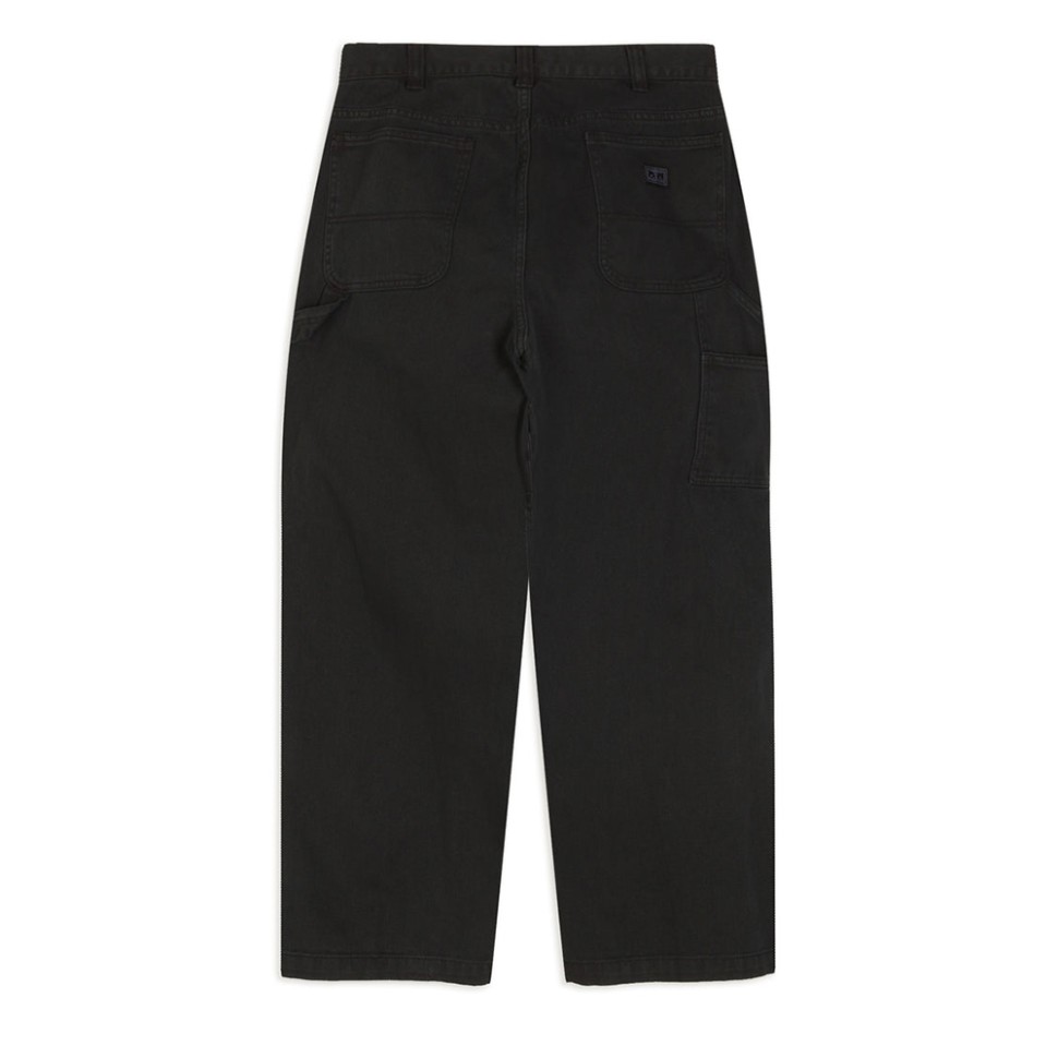 Джинсы OBEY Bigwig Denim Carpenter Pant Digital Black фото 2