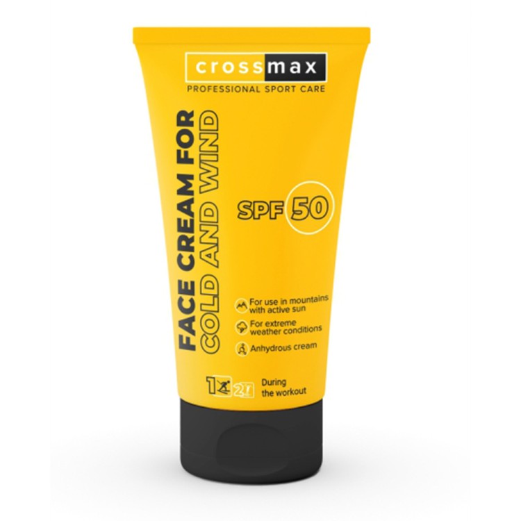 Защитный крем для лица от мороза,ветра, холода и cолнца CROSSMAX Spf 50, фото 1