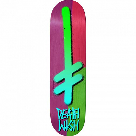 Дека для скейтборда DEATHWISH Gang Logo Color Block 8.25", фото 1