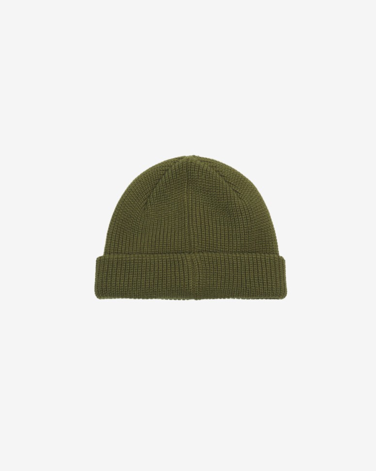 Шапка OBEY Micro Beanie FW25 Moss Green фото 2