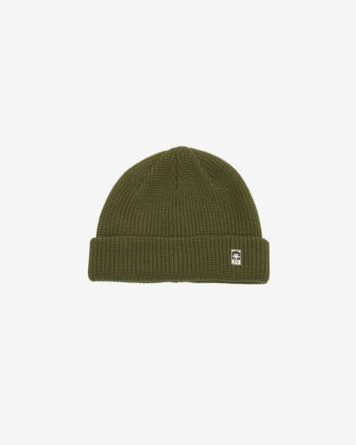 Шапка OBEY Micro Beanie FW25 Moss Green, фото 1