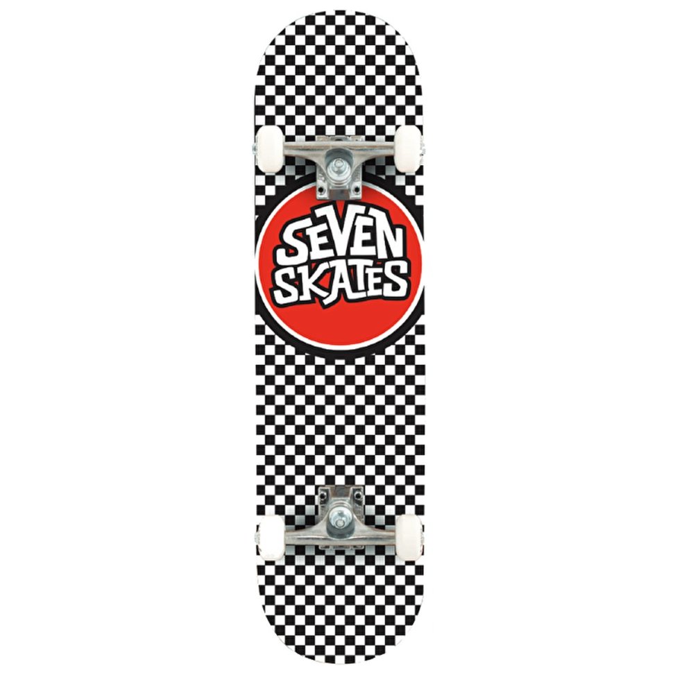 

Комплект Скейтборд SEVEN Checkered, Черный;белый;красный, Checkered