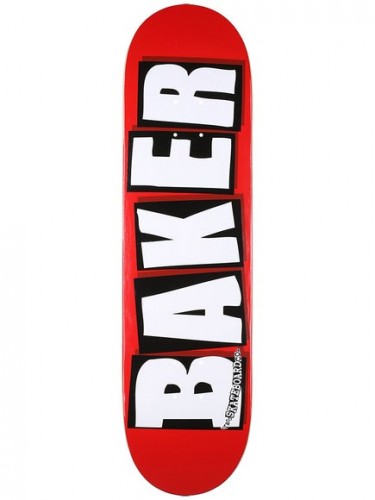 Дека для скейтборда BAKER Brand Logo Deck White 8.25дюйм, фото 1