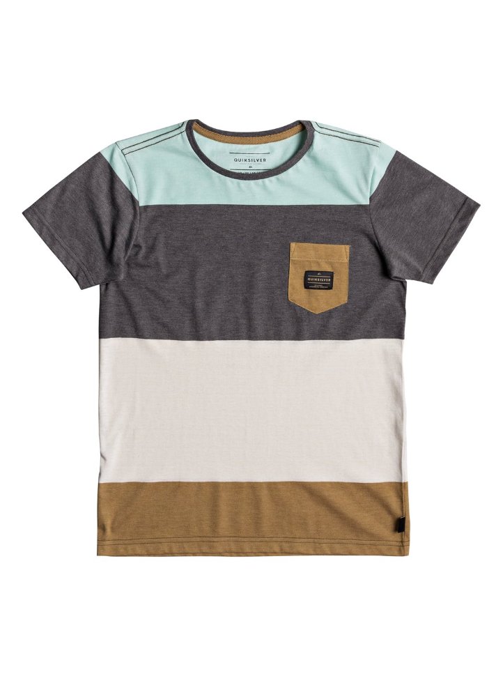 

Футболка для мальчиков-подростков QUIKSILVER Aspenshoreyth B Eggshell Blue Heather, Черный;коричневый;серый