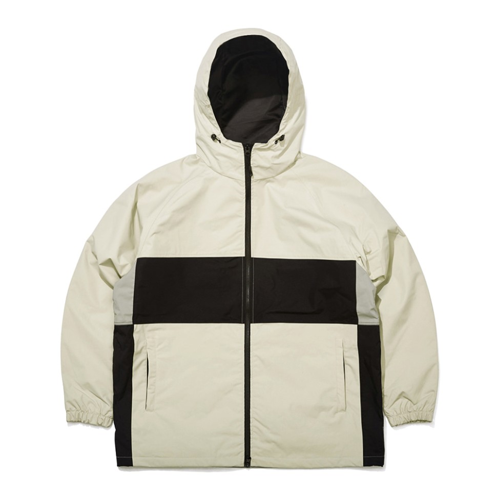 Куртка горнолыжная BSRABBIT Cross Box Hooded Jacket Cream Gray 2023
