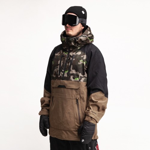 Куртка сноубордическая VOLCOM Brighton Pullover Army 2021, фото 1