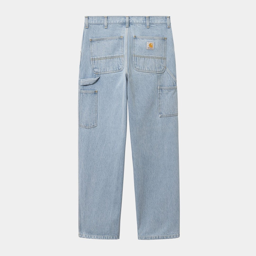 Джинсы CARHARTT WIP Single Knee Pant Blue (Heavy Stone Bleached) фото 2