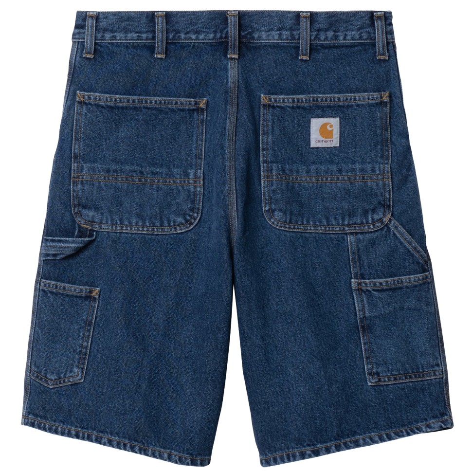 Шорты CARHARTT WIP Single Knee Short Blue (Stone Washed) 2023 фото 2