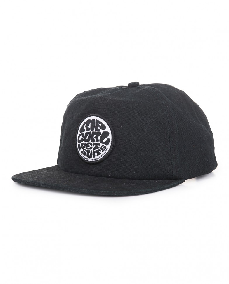

Кепка RIP CURL Washed Wetty Snap Back Cp Washed Black, Черный