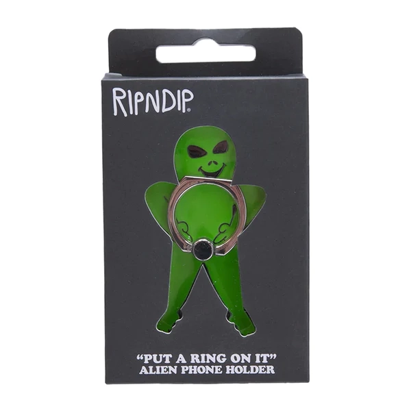 Холдер RIPNDIP Lord Alien Ring Phone Holder Green 2023 2000000689876 - фото 2