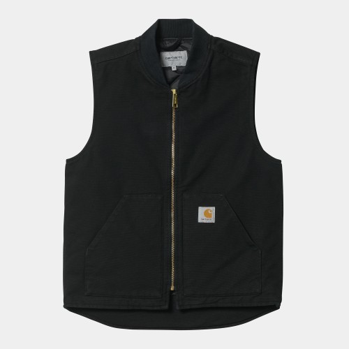 Жилет CARHARTT WIP Classic Vest Black (Rinsed), фото 1