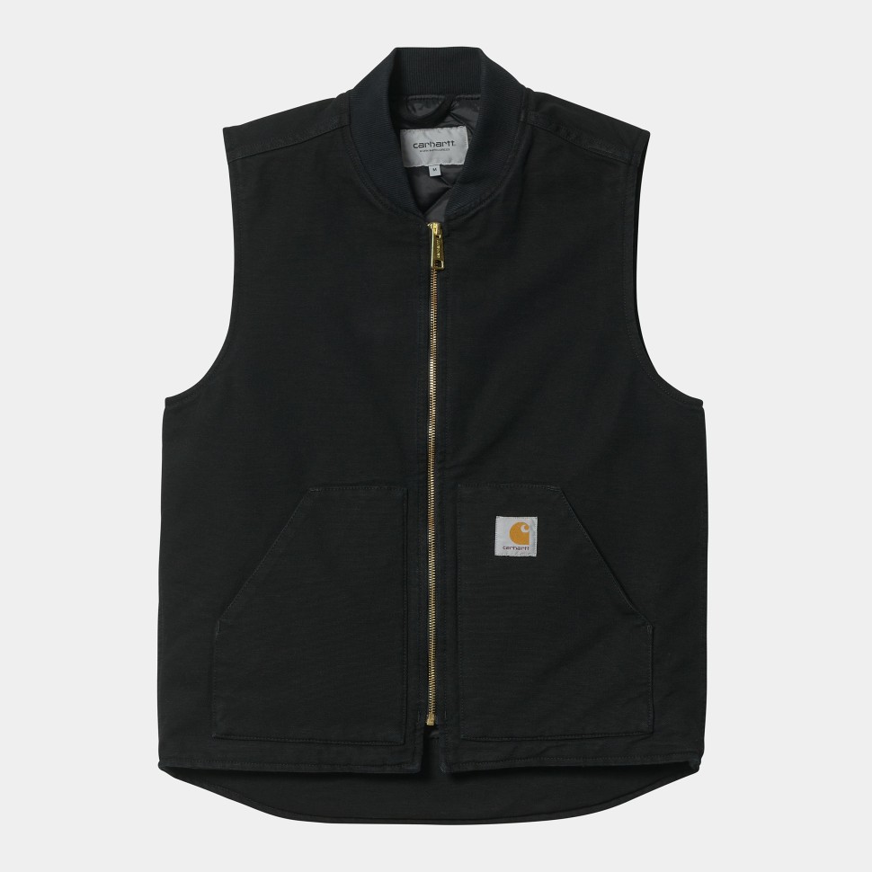  CARHARTT WIP Classic Vest Black (Rinsed)
