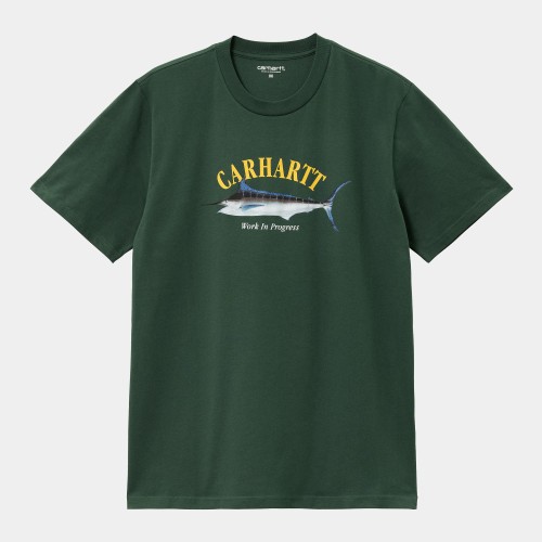 Футболка CARHARTT WIP S/S Marlin T-Shirt Treehouse 2023, фото 1