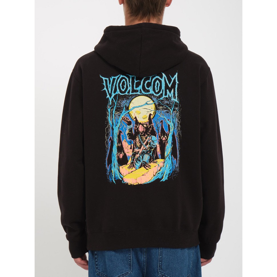 Толстовка с капюшоном VOLCOM Fa Max Sherman Po Black фото 2