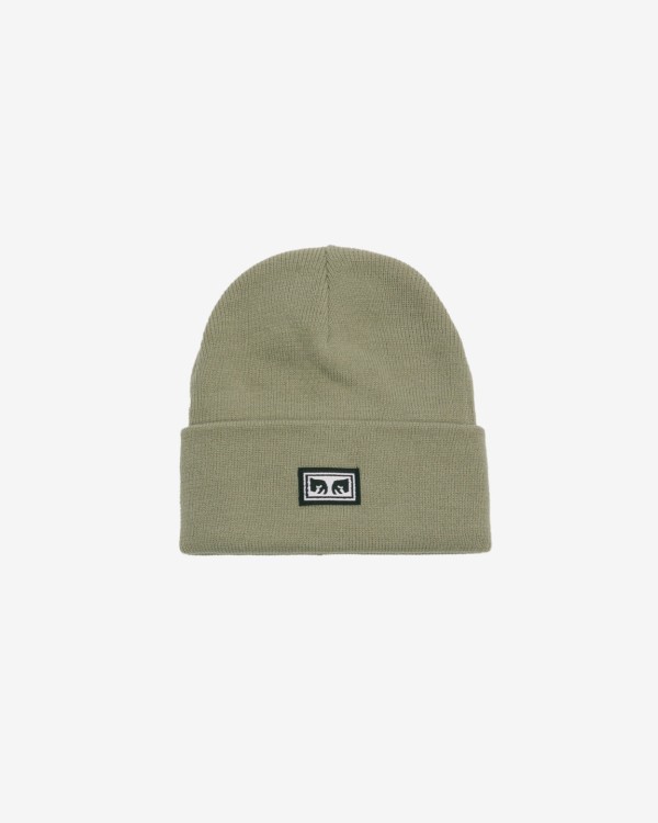Шапка OBEY Icon Eyes Beanie FW25 Abbey Stone, фото 1