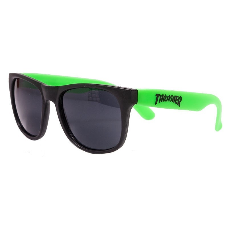 Очки THRASHER Logo Sunglasses NEON GREEN 2021 2000000538082, размер O/S - фото 1