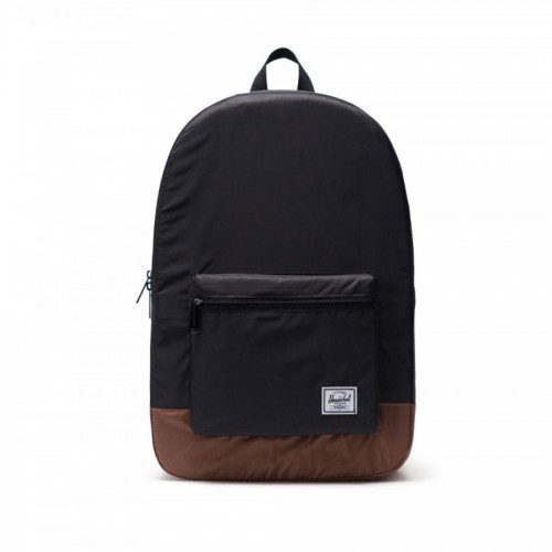 Рюкзак HERSCHEL Packable Daypack Black/Saddle Brown, фото 1
