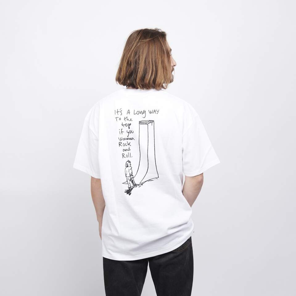 Футболка POLAR SKATE CO. Rock'N'Roll Tee White 2022 фото 2