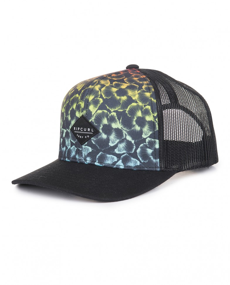 

Кепка RIP CURL Yardage Trucker Cap Black, Мультиколор