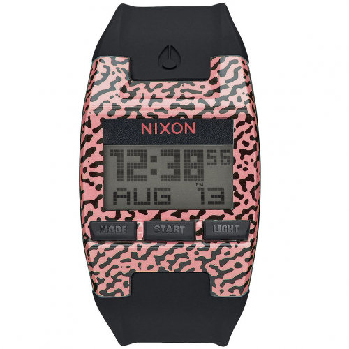 Часы NIXON Comp S A/S Hot Coral Amoeba, фото 1