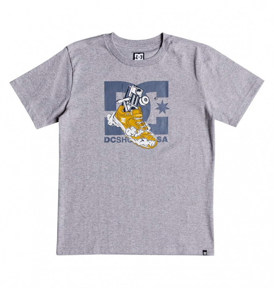 

Футболка DC SHOES Kick Out Ss Boy B Grey Heather, Серый