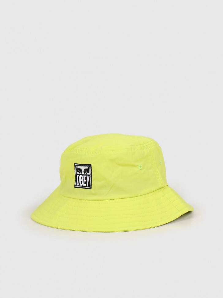 Панама OBEY Icon Eyes Bucket Hat Key Lime 2020 193259253386, размер O/S, цвет салатовый - фото 4