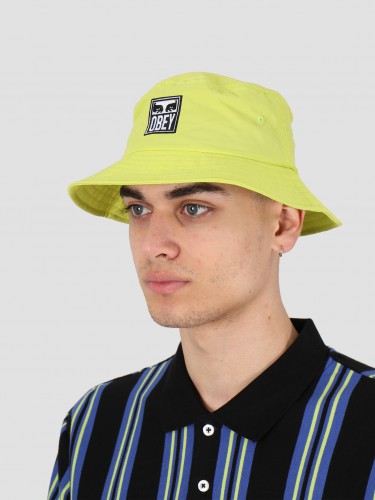 Панама OBEY Icon Eyes Bucket Hat Key Lime 2020, фото 1