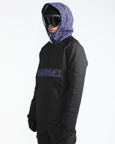 Куртка-анорак для сноуборда мужская BILLABONG Stalefish Anorak Black Caviar, фото 3