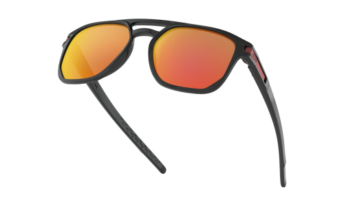 Солнцезащитные очки OAKLEY Latch Beta Polished Black/Prizm Ruby 2020, фото 5