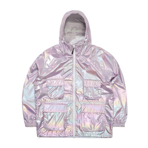 Куртка горнолыжная BSRABBIT Mellow 4Pocket Hooded Jacket Hologram Pink 2023, фото 1
