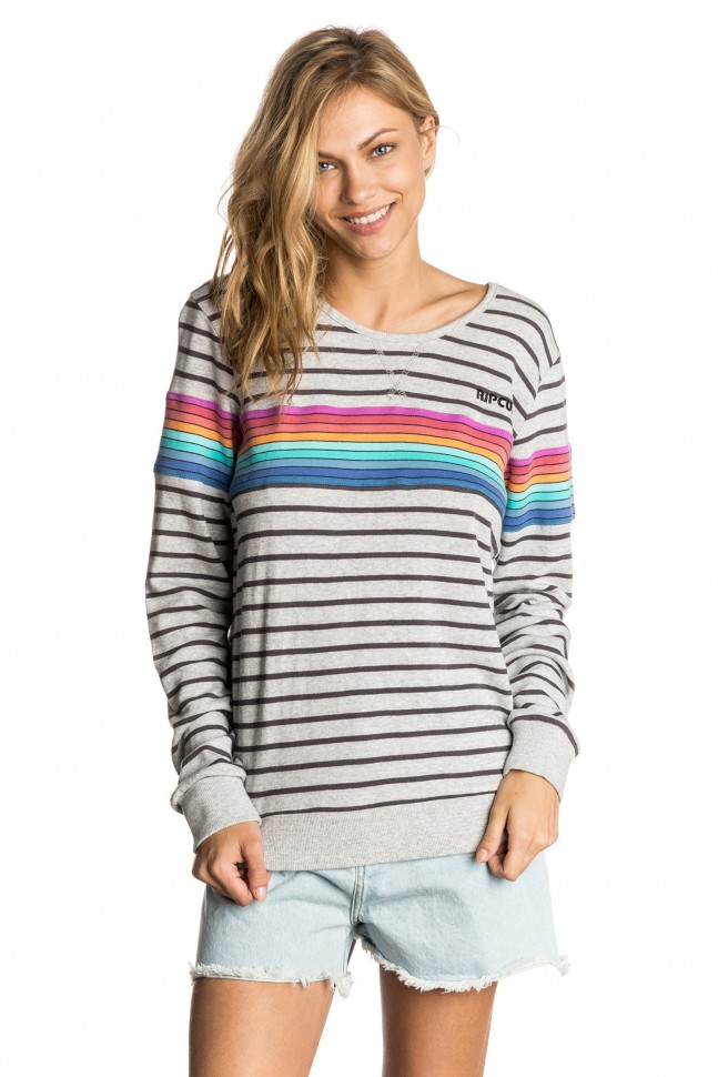 

Свитшот RIP CURL Surfclub Crew Cement Marle, Серый, Label Youth, Surfclub Crew