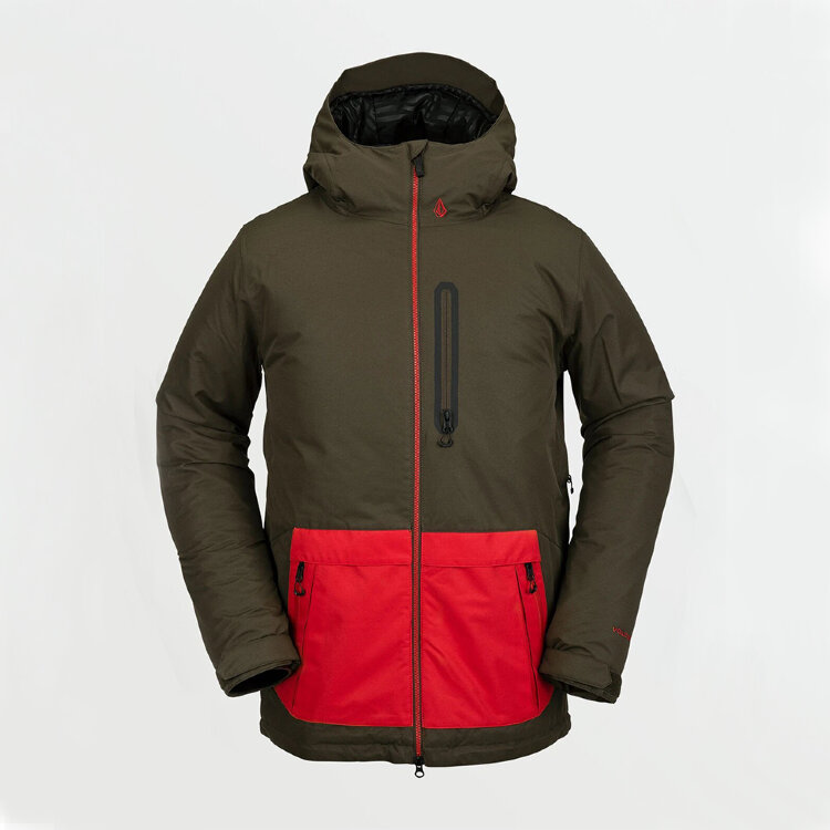 Куртка для сноуборда VOLCOM Deadlystones Ins Jacket Black Military 2021, фото 1