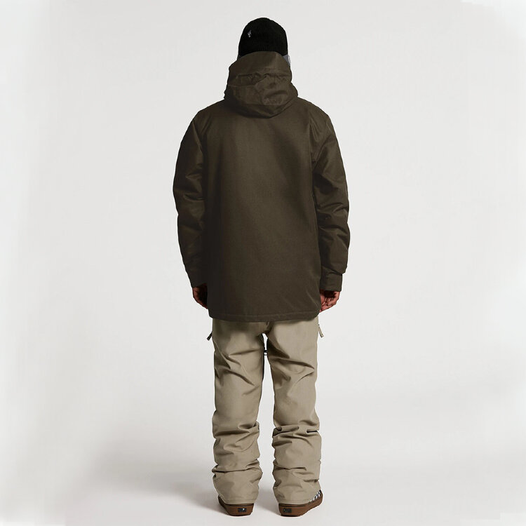 Куртка для сноуборда VOLCOM Deadlystones Ins Jacket Black Military 2021, фото 4