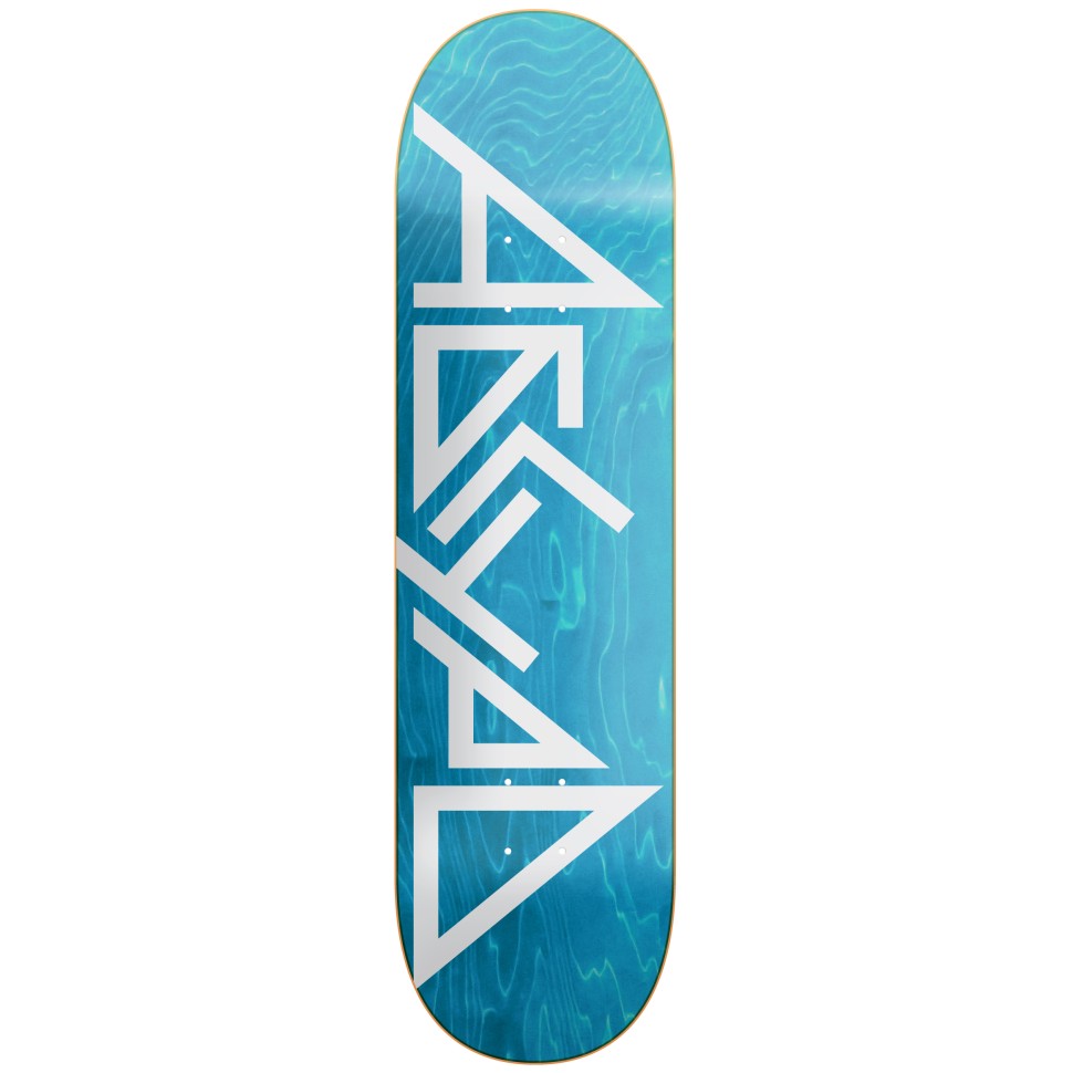 Дека для скейтборда АБСУРД Bright Blue Logo  8.375 X 31.75 дюйм 2023