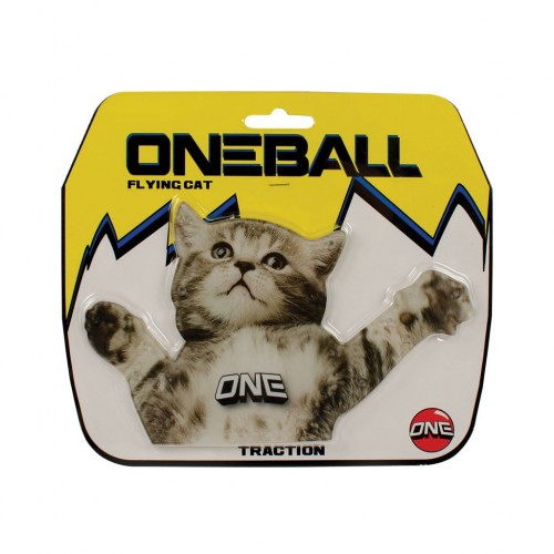 Наклейка на доску ONEBALL Traction - Flying Cat, фото 2