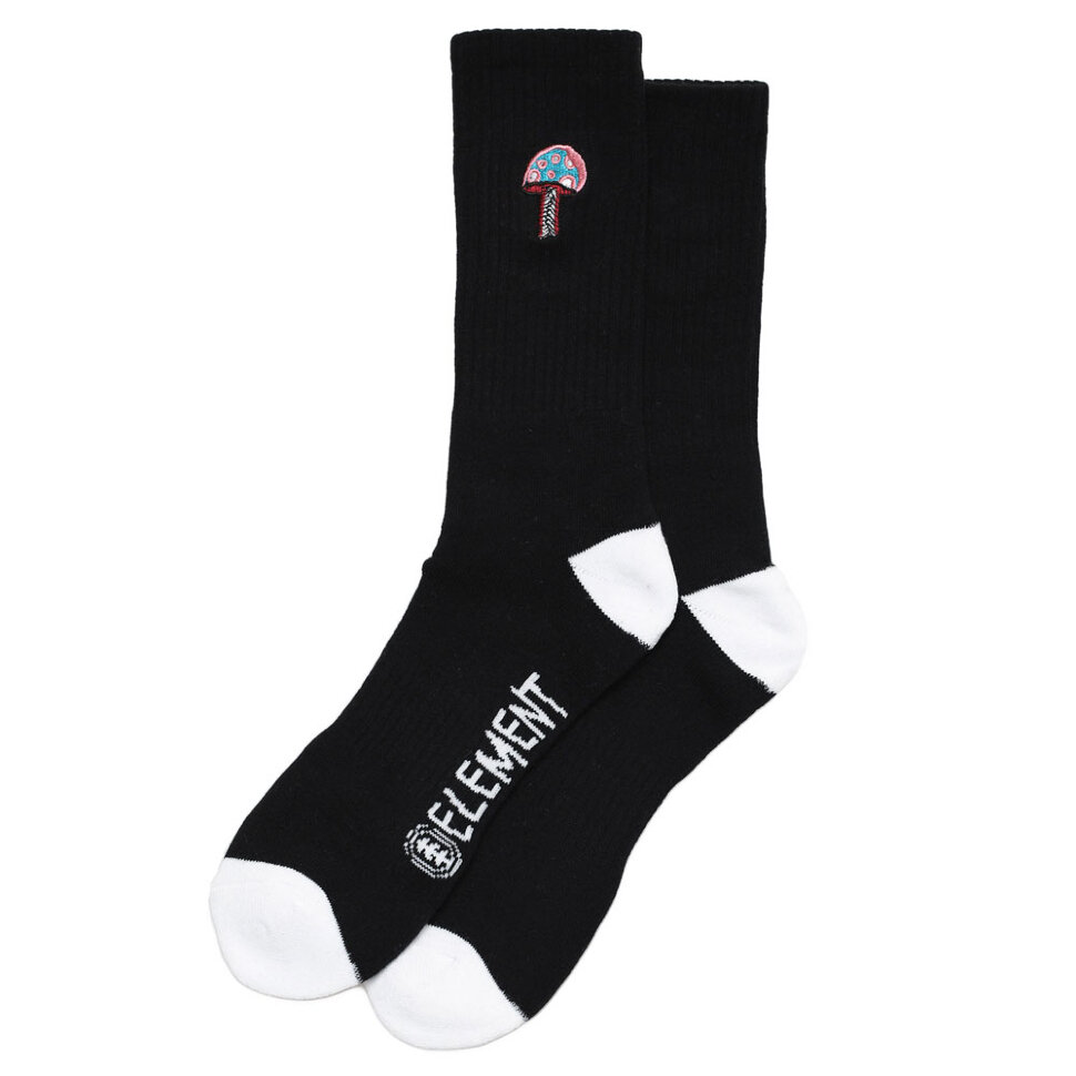 Носки ELEMENT Shrooms Socks Flint Black 2022