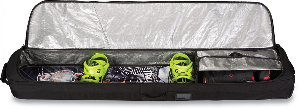 фото Чехол для сноуборда на колесах dakine dk low roller snowboard bag dark slate 157