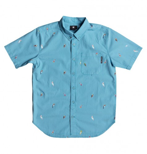 Рубашка для мальчиков-подростков DC SHOES Hepscott Boy B Maui Blue, фото 1