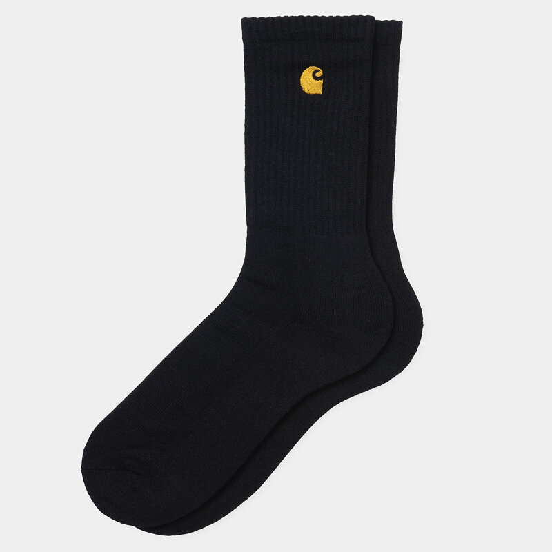 фото Носки carhartt wip chase socks black / white 2022