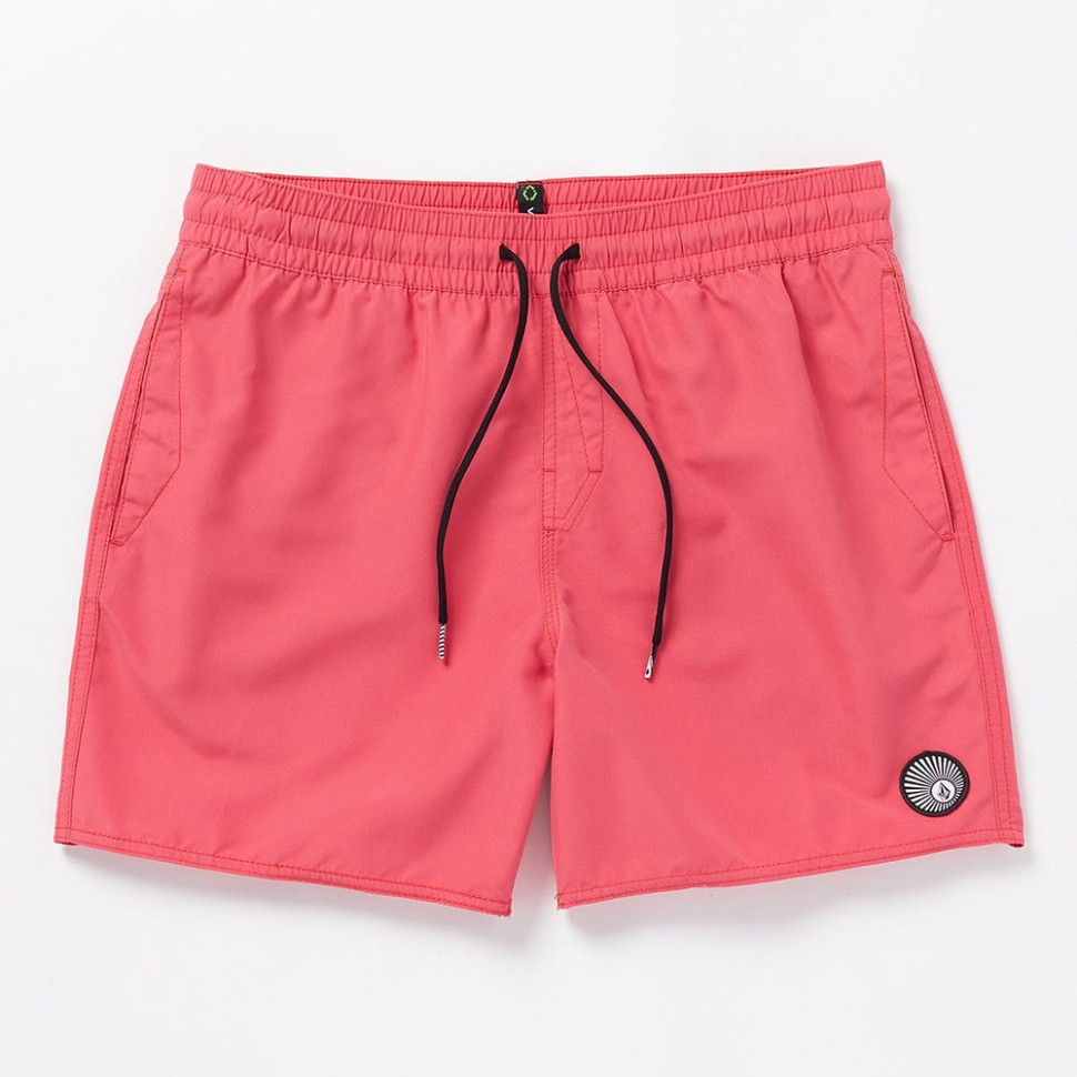  VOLCOM Lido Solid Trunk 16 Washed Ruby