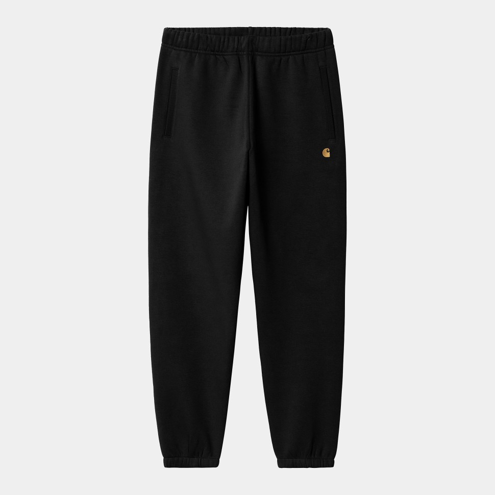 Брюки CARHARTT WIP Chase Sweat Pant SS24 Black / Gold
