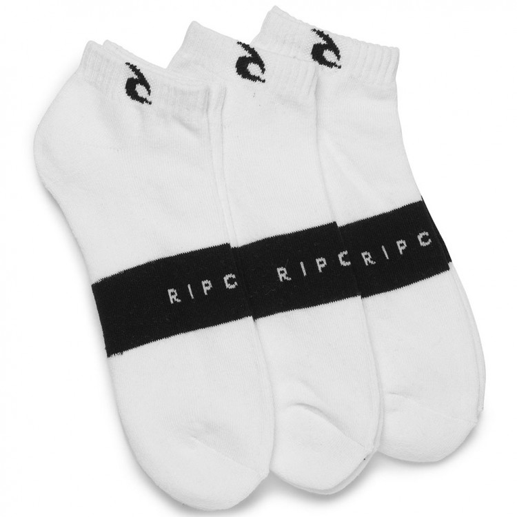 Комплект носков RIP CURL Corpo Stripe Ankle Socks White, фото 1