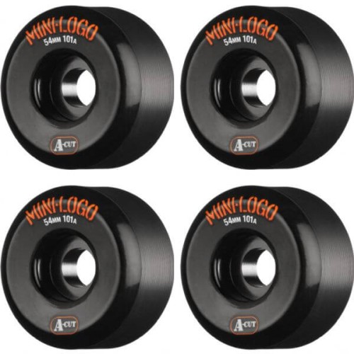 Колеса для cкейтборда MINI LOGO Mini Logo A-Cut Black 54мм 101A 2020, фото 1