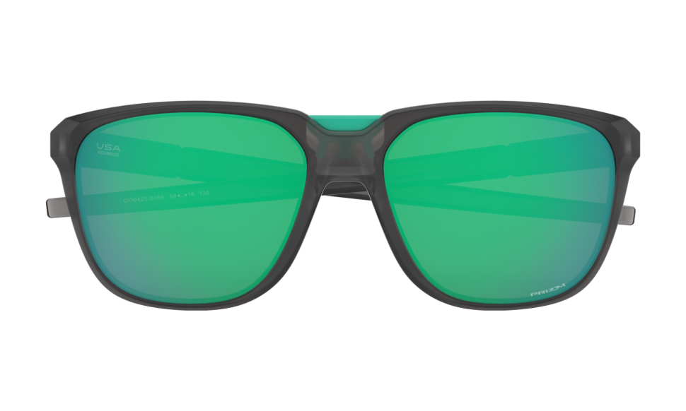 Солнцезащитные очки OAKLEY Oakley Anorak Matte Grey Smoke/Prizm Jade 2020 0888392403902, цвет серый - фото 6